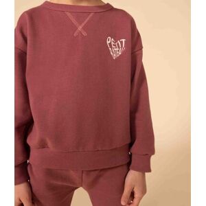 Petit Bateau Sweatshirt en molleton enfant Marron Juke Box 10A