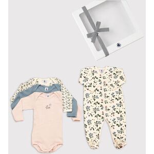 Petit Bateau Coffret cadeau fleurs bebe Variante 1 3M