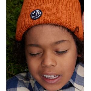 Petit Bateau Bonnet en tricot double en polaire enfant garcon-fille Marron Ecureuil 6/8A