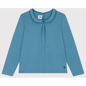 Petit Bateau Blouse en coton enfant fille Bleu Polochon 8A