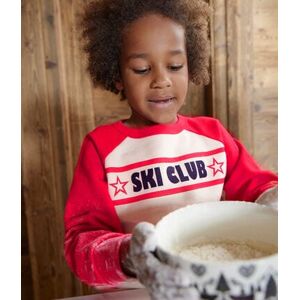 Petit Bateau Sweatshirt en molleton enfant garcon ski club Avalanche/ Corrida 5A