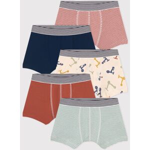 Petit Bateau Lot de 5 boxers trottinette en coton enfant Variante 1 8A