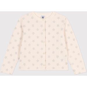 Petit Bateau Cardigan en tubique imprimé enfant fille Beige Avalanche/ Argent 10A - Publicité