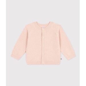 Petit Bateau Cardigan en tricot de coton bebe Rose Saline 24M