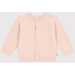 Petit Bateau Cardigan en tricot de coton bébé Rose Saline 18M - Publicité