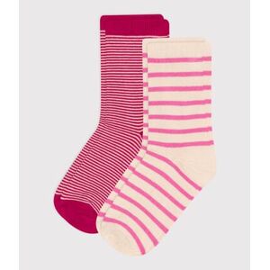 Petit Bateau 2 paires de chaussettes en coton rayures enfant Variante 2 P23/26