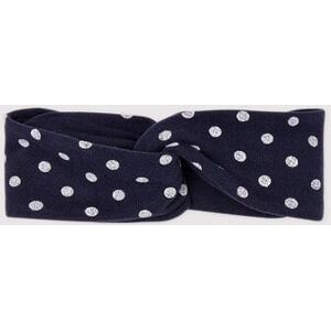 Petit Bateau Bandeau en molleton bebe. Bleu Smoking/Blanc Marshmallow 6/12M