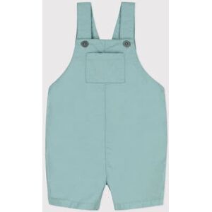 Petit Bateau Salopette courte bebe en serge craquante Vert Bob 12M