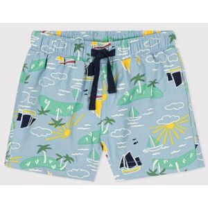 Petit Bateau Short de bain bebe en matiere recyclee Enneige/ Multico 12M