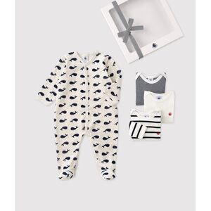 Petit Bateau Coffret cadeau baleines bebe Variante 1 18M