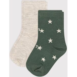 Petit Bateau 2 paires de chaussettes en coton etoiles bebe Variante 1 P15/18