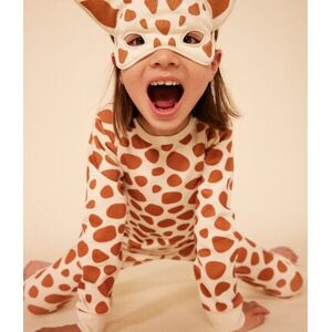 Petit Bateau Pyjama deguisement girafe en coton enfant Blanc Avalanche/ Ecureuil 8A