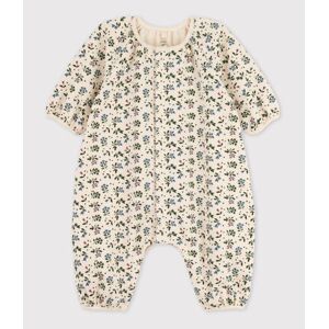 Petit Bateau Combinaison pyjama bébé longue imprimée hiboux coton blanc  avalanche écureuil