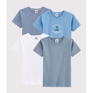 Petit Bateau Lot de 4 Tee-shirts manches courtes surprise garcon Variante 1 10A