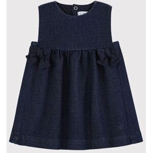 Petit Bateau Robe sans manches bebe fille Bleu Jeans 36M