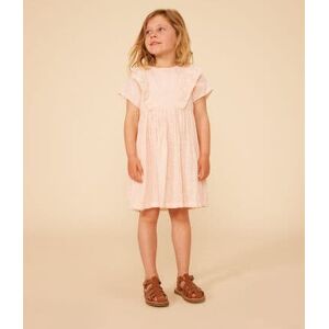 Petit Bateau Robe imprimee manches courtes en gaze de coton enfant fille Avalanche/ Panty 3A