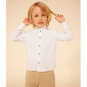 Petit Bateau Chemise enfant garcon Blanc Ecume 6A