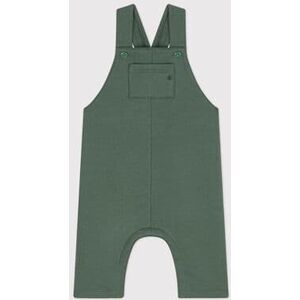 Petit Bateau Salopette longue en molleton bebe Vert Croco 36M