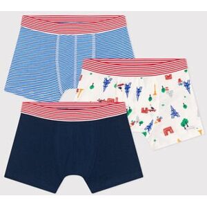 Petit Bateau Lot de 3 boxers Paris en coton enfant Variante 1 12A