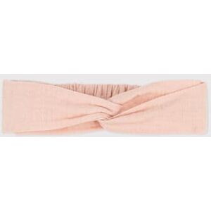 Petit Bateau Bandeau rose en gaze de coton bebe Rose Saline 18/36M