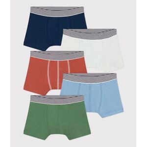 Petit Bateau Lot de 5 boxers en coton petit garcon Variante 1 3A