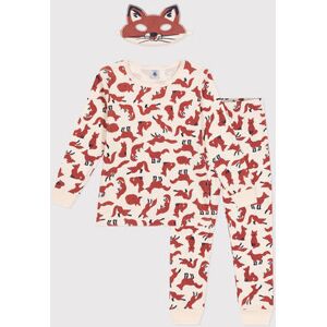 Petit Bateau Pyjama deguisement renard en coton enfant Blanc Avalanche/ Multico 5A