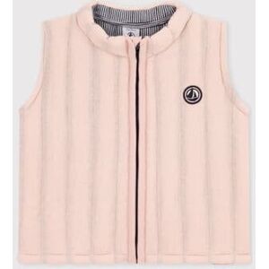 Petit Bateau Veste sans manche en tubique matelassé bébé Rose Saline 6M - Publicité