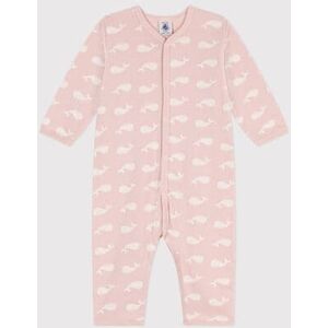 Petit Bateau Dors-bien sans pieds imprimes en coton Saline/ Marshmallow 36M