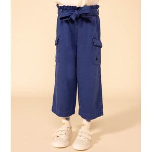 Petit Bateau Pantalon large en lyocel enfant fille Bleu Incognito 6A