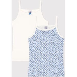 Petit Bateau Lot de 2 chemises a bretelles fleur en coton enfant Variante 1 5A