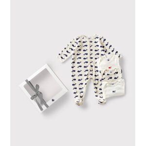 Petit Bateau Lot de 1 pyjama bebe et 3 bodies baleines Variante 1 18M