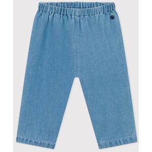 Petit Bateau Pantalon bebe en denim leger Bleu Denim Clair 3M