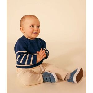 Petit Bateau Pull en coton bebe Bleu Medieval/ Avalanche 36M