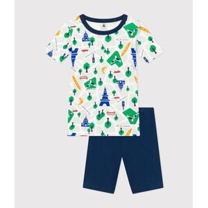 Petit Bateau Pyjama short imprime Paris en coton enfant Incognito/ Multico 2A