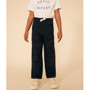 Petit Bateau Pantalon en toile de coton enfant garcon Bleu Smoking 10A