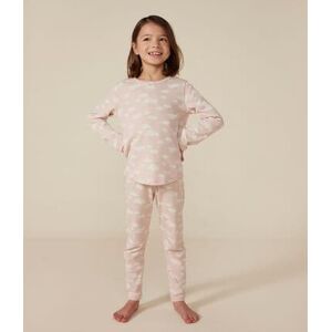 Petit Bateau Pyjama imprime motif nuage en coton enfant Saline/ Marshmallow 3A