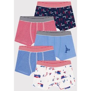 Petit Bateau Lot de 5 boxers Paris en coton petit garcon Variante 1 4A