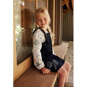 Petit Beguin Robe enfant en velours côtele Belle de Nuit