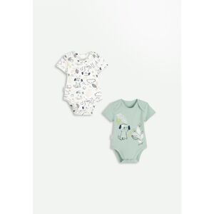 Petit Beguin Lot de 2 bodies bebe manches courtes Elliot