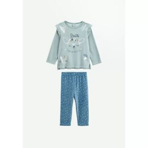 Petit Béguin Pyjama bébé 2 pièces en velours Bichette - Publicité