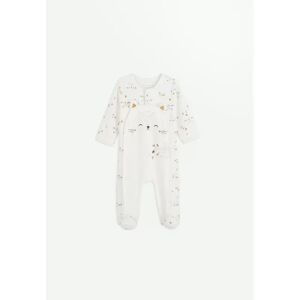 Petit Beguin Pyjama bebe en velours ouverture pont Bisous