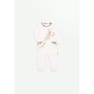 Petit Beguin Pyjama bebe en velours contenant du coton bio Crocus