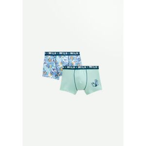 Petit Beguin Lot de 2 boxers garcon Jungle Rhino