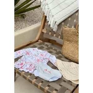 Petit Beguin Maillot de bain bebe 2 pieces t-shirt de protection UV & culotte Paradise