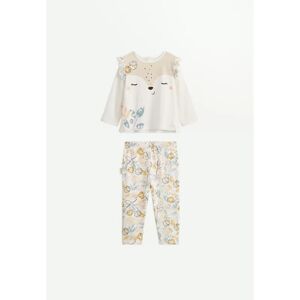 Petit Beguin Pyjama bebe 2 pieces ecru Capucine