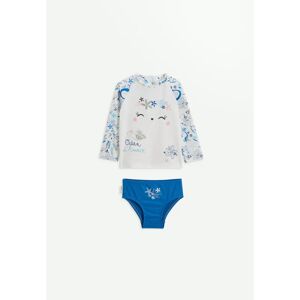 Petit Beguin Maillot de bain bebe 2 pieces t-shirt de protection UV & culotte Ocean d