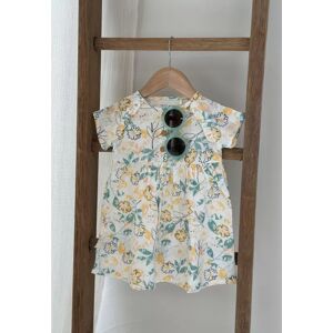 Petit Beguin Robe bebe en gaze de coton Capucine