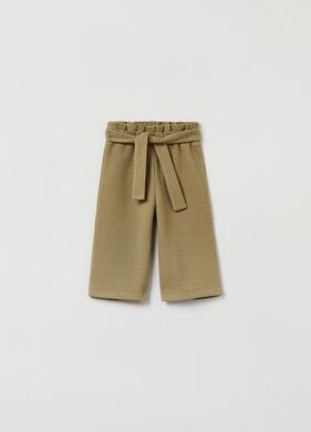 OVS Pantalon Paperpag à l'aspect gaufré Olive