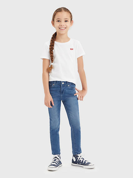 Levi's Kids 711 Skinny Jeans - Femme - Bleu / Blue Winds