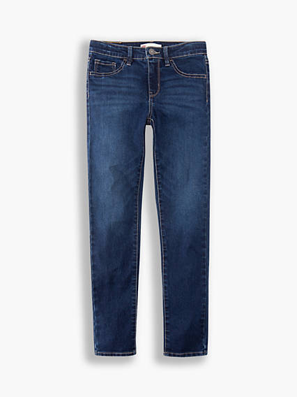 Levi's Kids 710 Super Skinny Jeans - Femme - Bleu / Complex